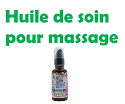 Huile de soin pour massage